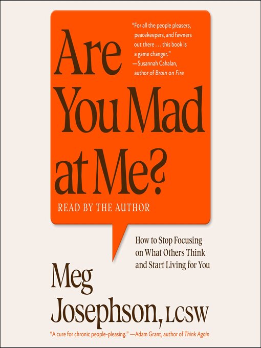Title details for Are You Mad at Me? by Meg Josephson - Wait list